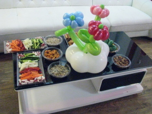 עיצוב בלונים בלופט ליום הולדת